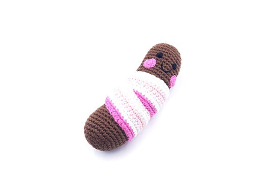 Pebble Pig in Blanket Rattle image 0