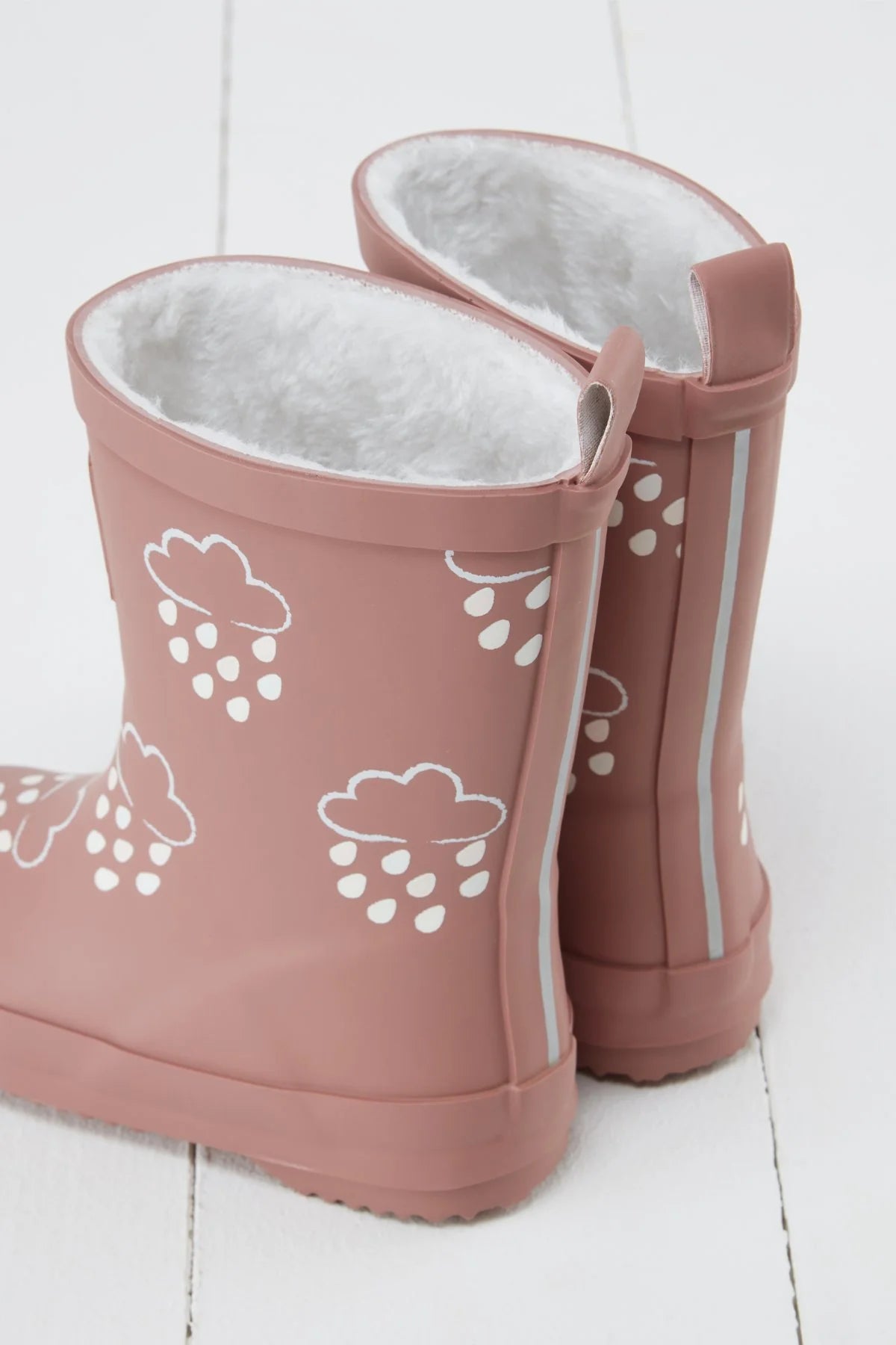 Grass & Air Colour Changing Wellies Rose Pink image 2