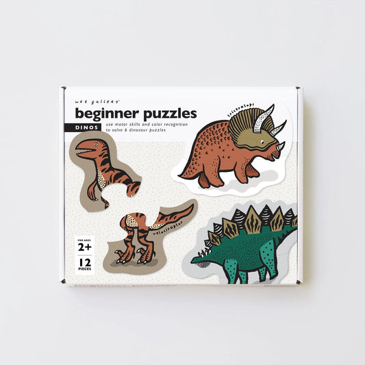 Wee Gallery Beginner Puzzles - Dino image 0