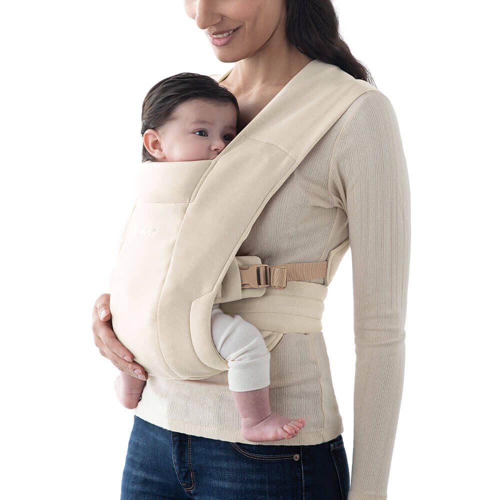 ergobaby Embrace Newborn Carrier Soft Knit Cream image 0