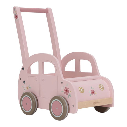 Little Dutch Baby Walker Wagon Pink image 0