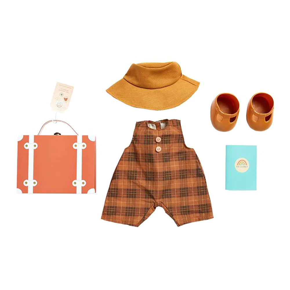 Olli Ella Dinkum Doll Travel Togs - Apricot