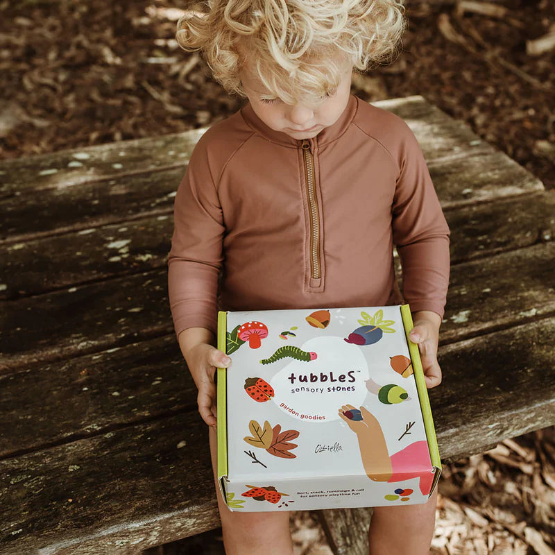 Olli Ella Tubbles Sensory Stones - Garden Goodies